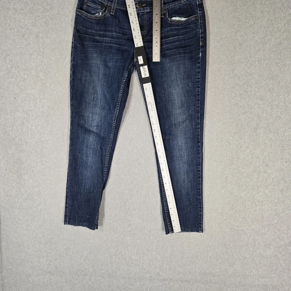 Levi's 524 Women Jeans 11M Blue Denim Too Superlow Jeans 26